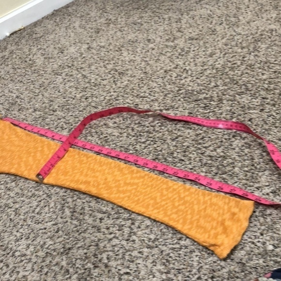 Anthropologie Left of Center Top Size Small Orange Slub Knit Peplum Shirt - Picture 9 of 9